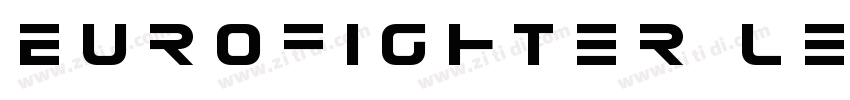 Eurofighter Leftalic字体转换